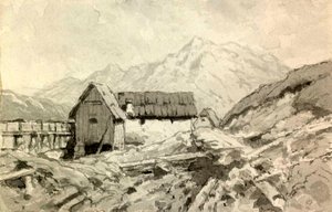 Paysage avec moulin - Ladislav Benesch